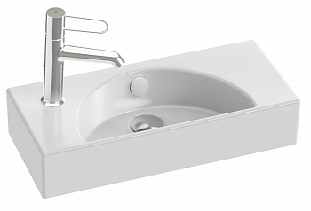 Раковина Jacob Delafon Odeon Rive Gauche 50 см EGO112-55-00 белый