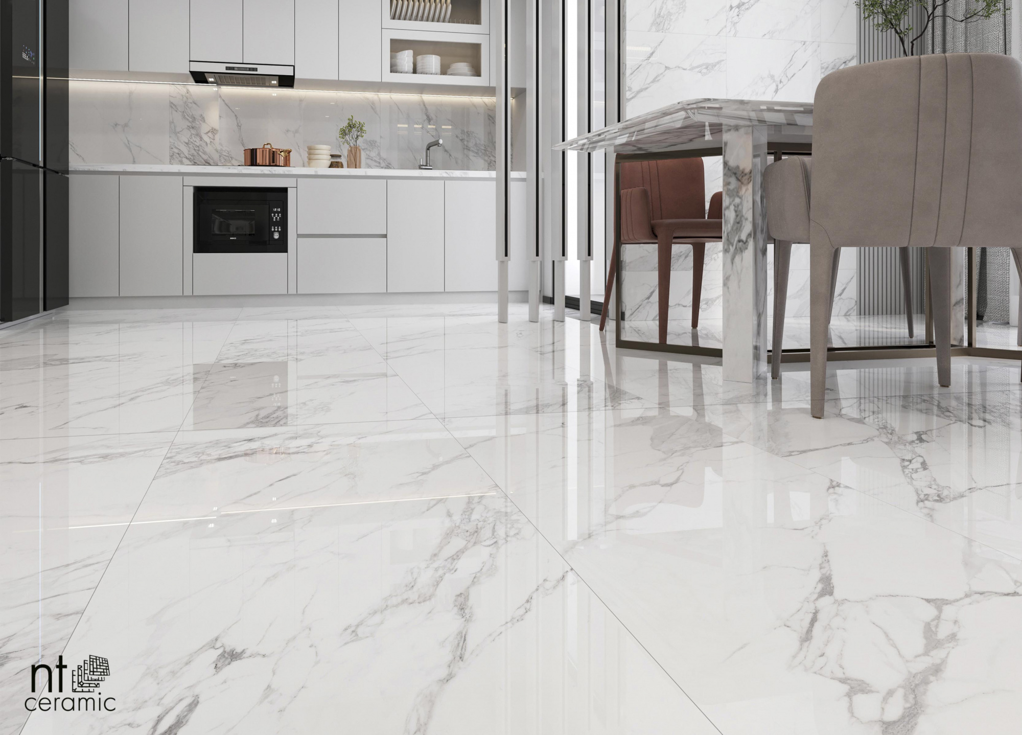Керамогранит Artic statuario Glossy