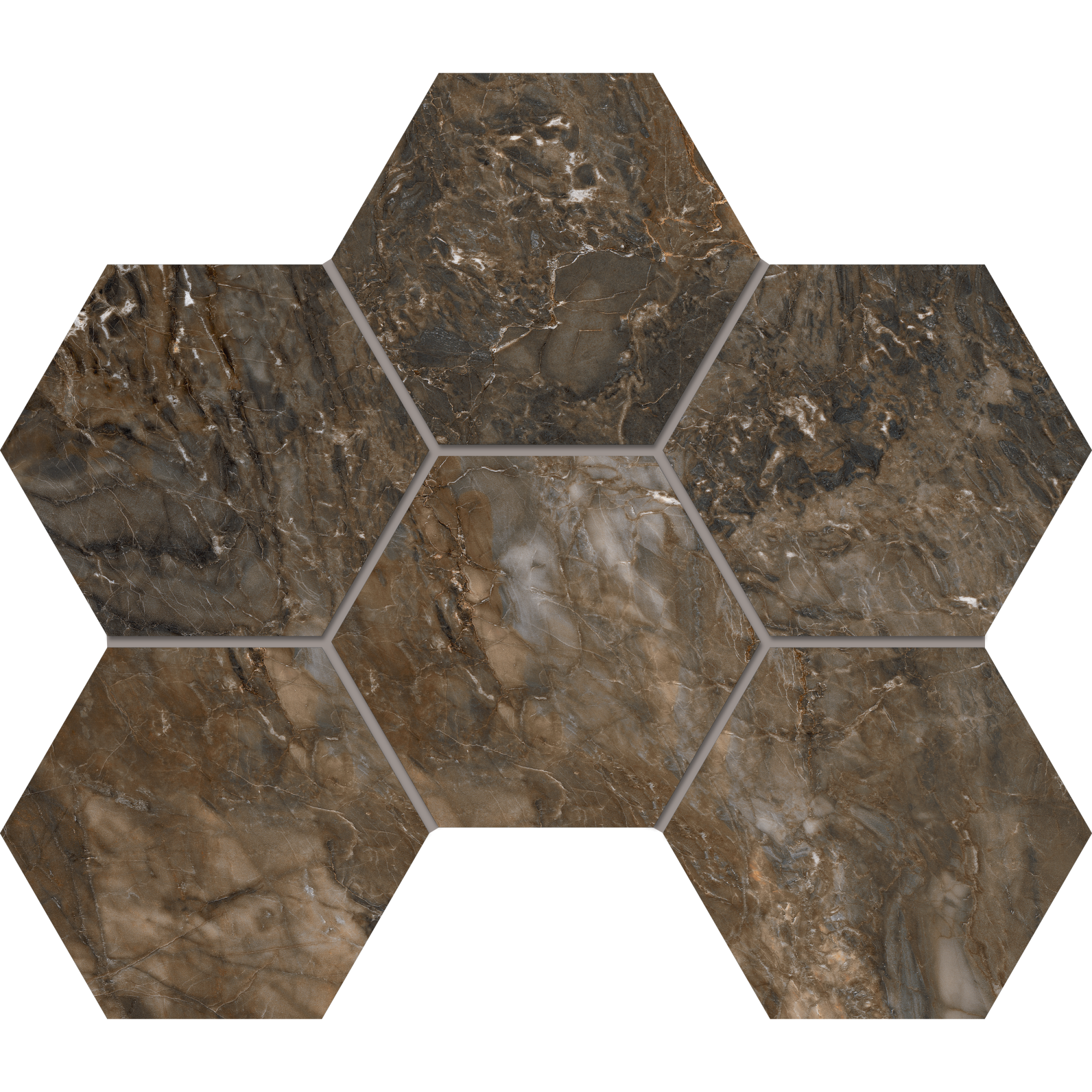 Мозаика Estima BR04 Hexagon 25x28,5 непол.