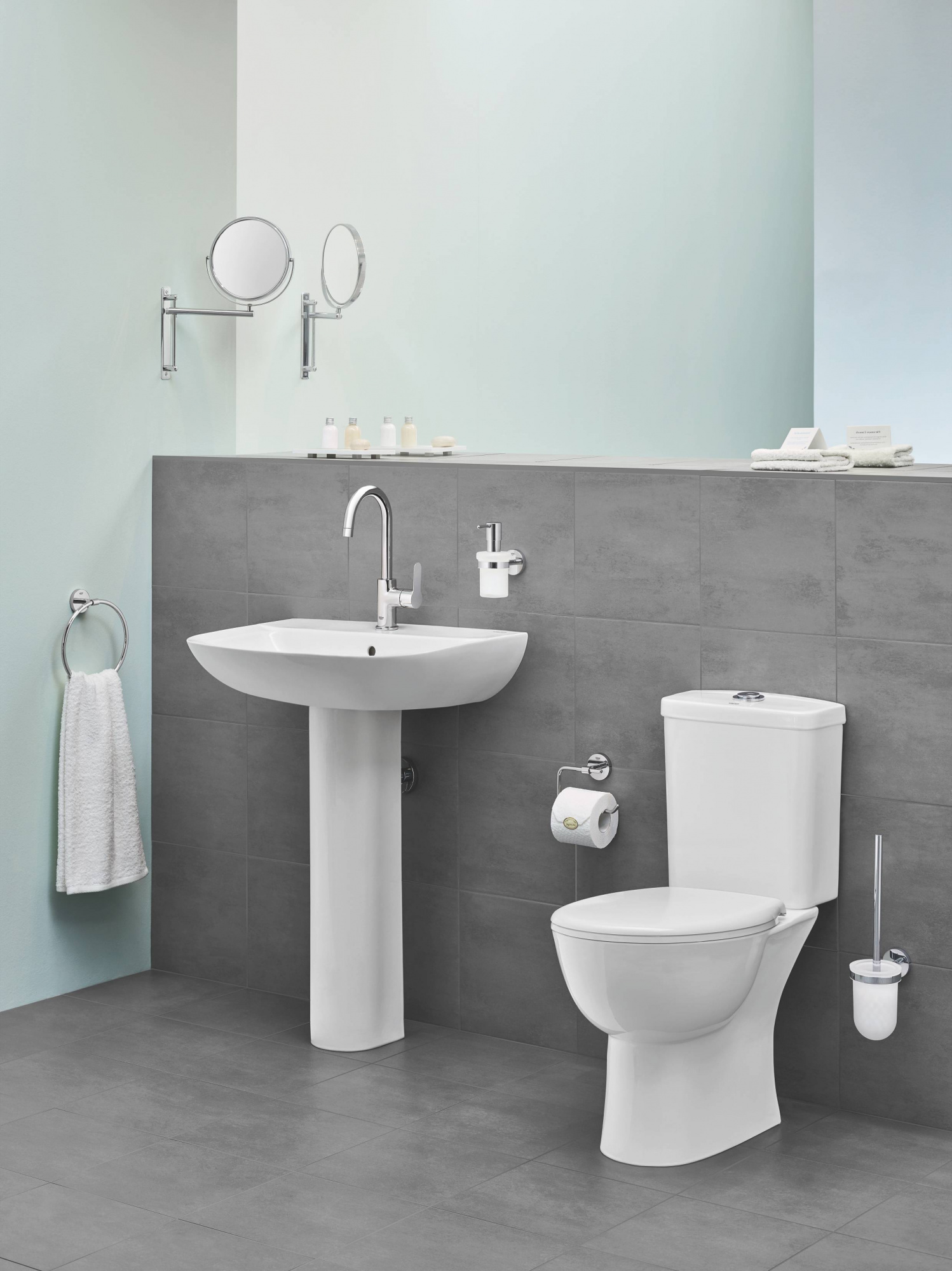 Унитаз-компакт безободковый Grohe Bau Ceramic 39349000 альпин-белый