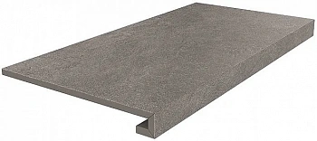 Керамогранит Kerama Marazzi Ступень клееная Про Стоун серый темный 33х60