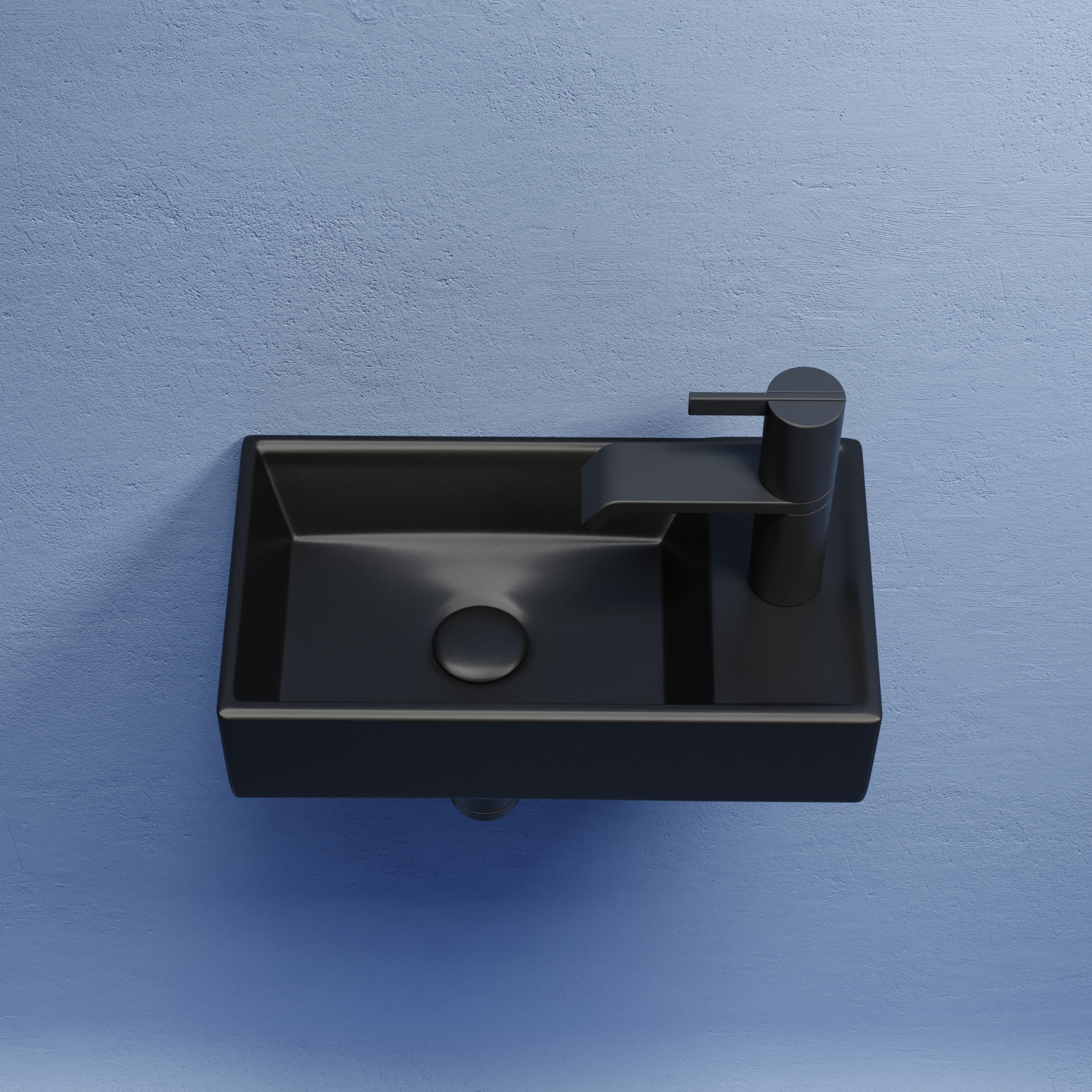 Рукомойник Ceramica Nova Element 41,7, см CN6051LMB чёрный матовый