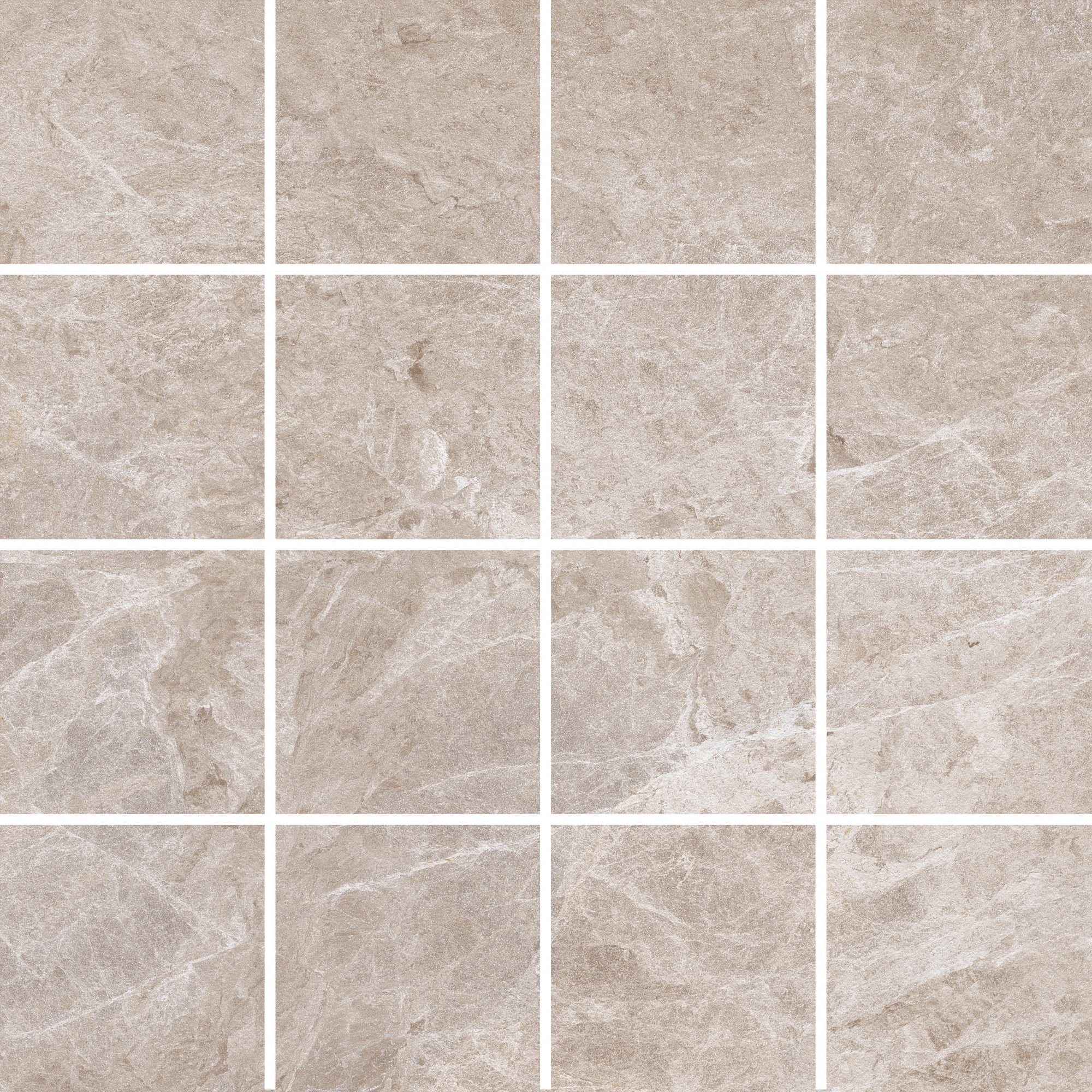 Мозаика Vitra Marmostone Норковый Матовый 7Рек (7,5х7,5) 30х30