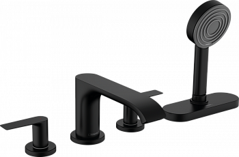 Смеситель Hansgrohe Vivenis для ванны с душем 75444670 черный
