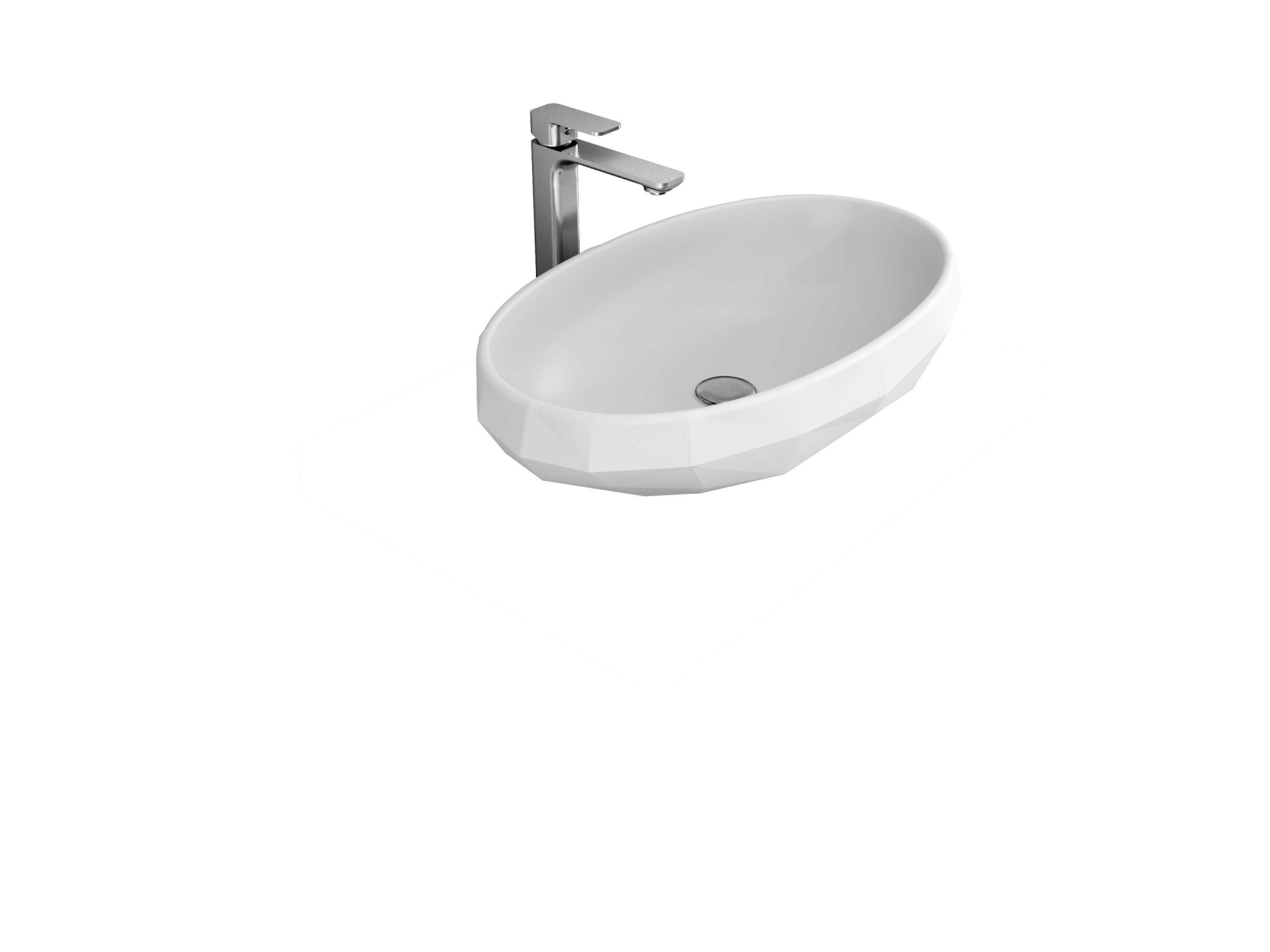 Раковина Bien Moly 64 см MLLG06201FD0W3000 белый