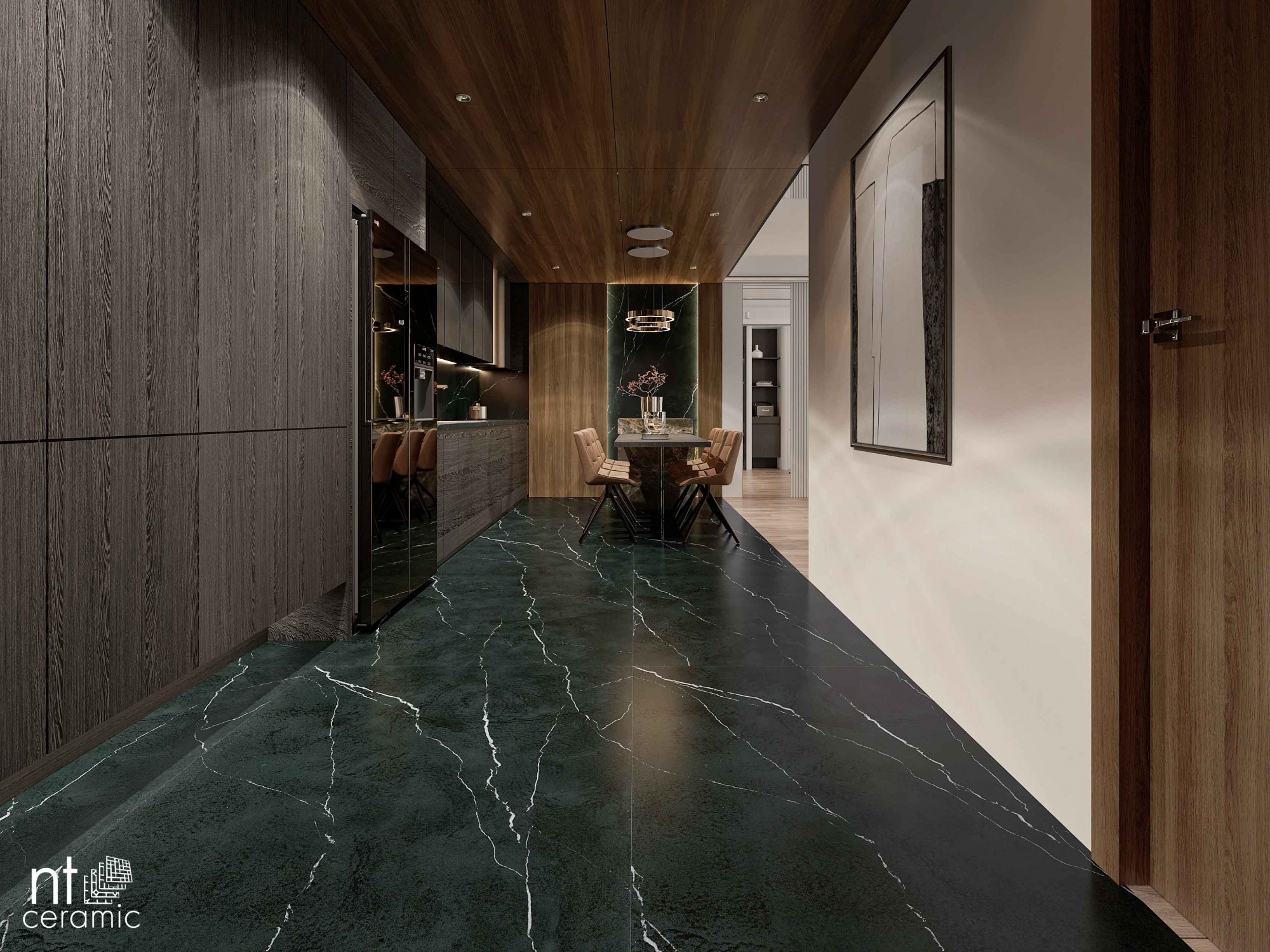Керамогранит Nero Marquina