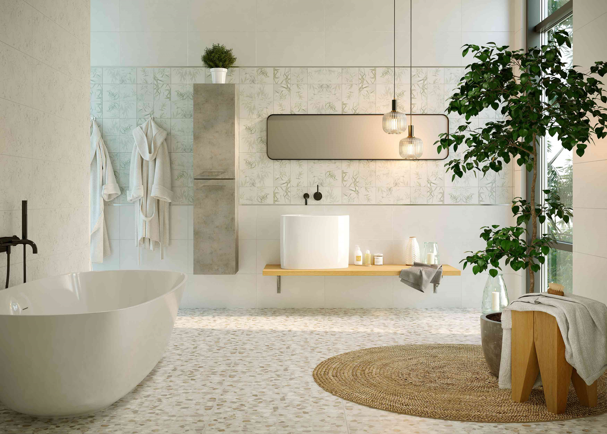 Керамогранит Creto Tropicano white 30х60