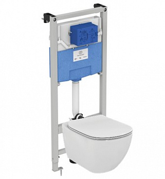 Комплект Ideal Standard Prosys Tesi с подвесным унитазом и инсталляцией T386801