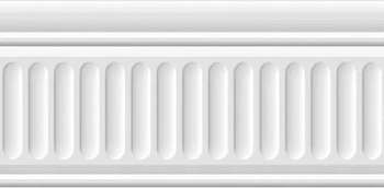 19048/3F Бланше белый структурированный 20*9.9 бордюр