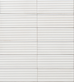 Керамогранит Marazzi Italy Rice Bianco Strutt. Pleat 3D Lux 7,5х20
