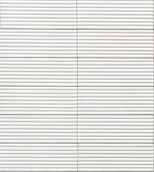 Керамогранит Marazzi Italy Rice Bianco Strutt. Pleat 3D Lux 7,5х20