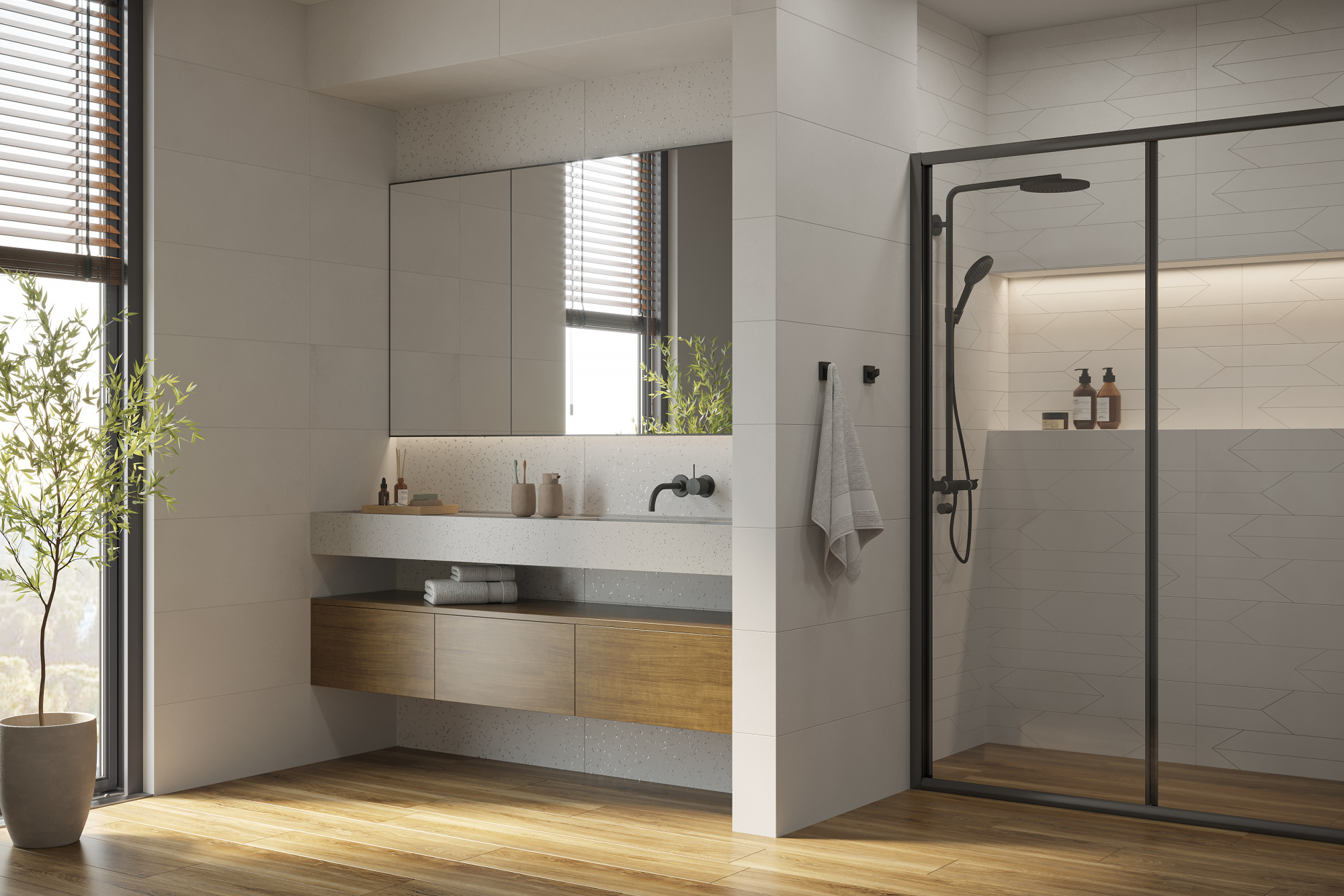 Керамическая плитка Creto Плитка Estetika line light 30х90