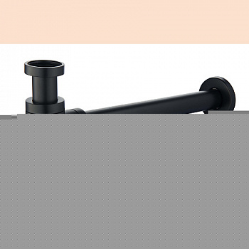 Нижний сифон HAIBA HB80-7 ( колено) черный
