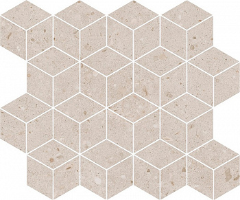 T017/14054 Риккарди мозаичный бежевый матовый 45x37,5x1 декор