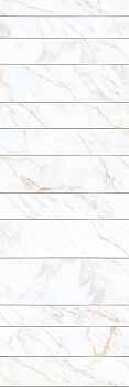 Керамогранит Marazzi Italy Декор Magnifica Calacatta Gold Mosaico Strip Ins.Metallo 60х180