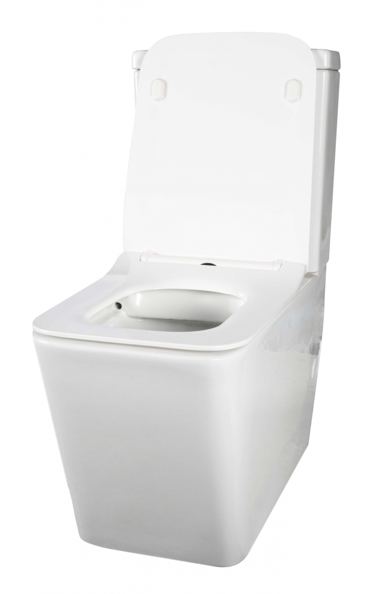 Унитаз-компакт Creto Logan L2 1002-004-WF безободковый с крышкой-сиденьем микролифт, белый