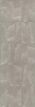 Керамическая плитка Kerama Marazzi Плитка Безана серый структура обрезной 25x75