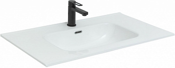 Раковина-столешница La Fenice Terra Slim Line 80 см FNC-06-TER-80 белая