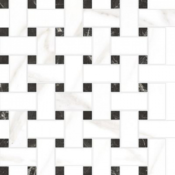 Мозаика Vitra Marmori Микс Калакатта Белый 31,5х31,5