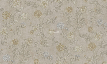 Z66803 Обои Zambaiti (Satin Flowers IV) (1*12) 10,05х0,53 винил на флизелине