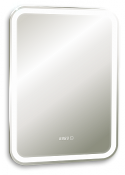 Зеркало Silver Mirrors Мальта - 4 550х800 (часы, сенсорный выключатель)