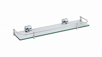 Fixsen KVADRO FX-61303B Полка стеклянная с ограничителем
