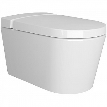 Унитаз подвесной безободковый VitrA Nest 5176B003-6233 с функцией биде и сиденьем микролифт, белый