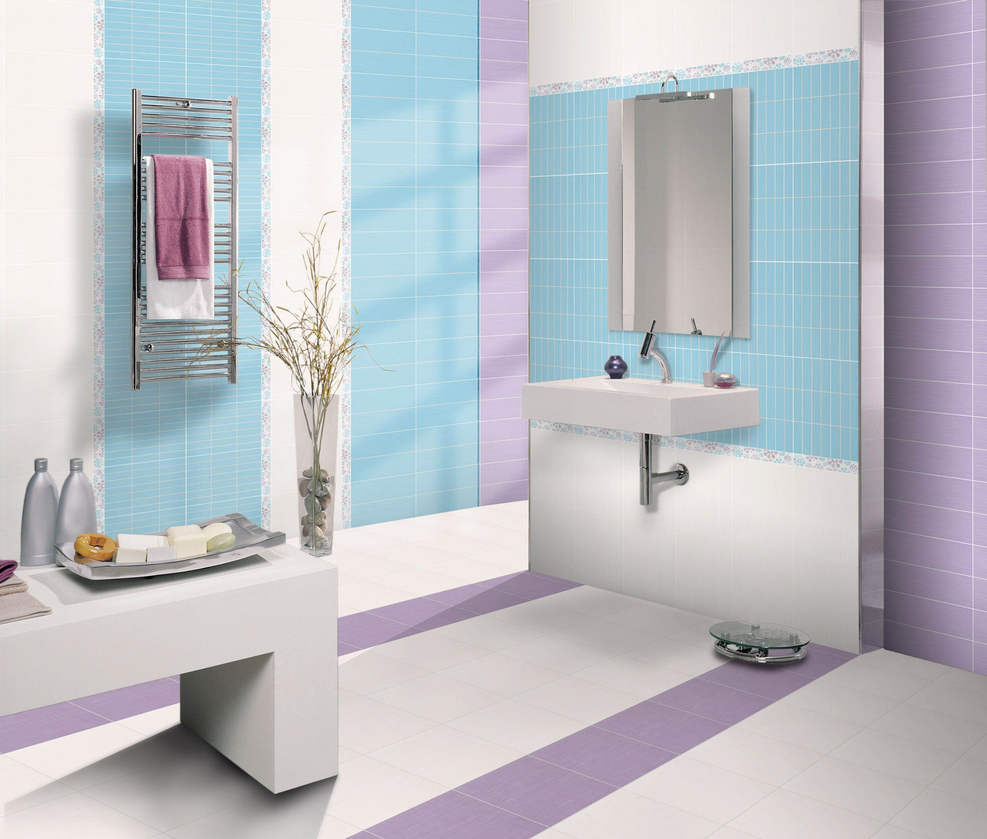 Керамическая плитка Marazzi Italy Плитка Fresh Cuadro 38 Cielo 25х38