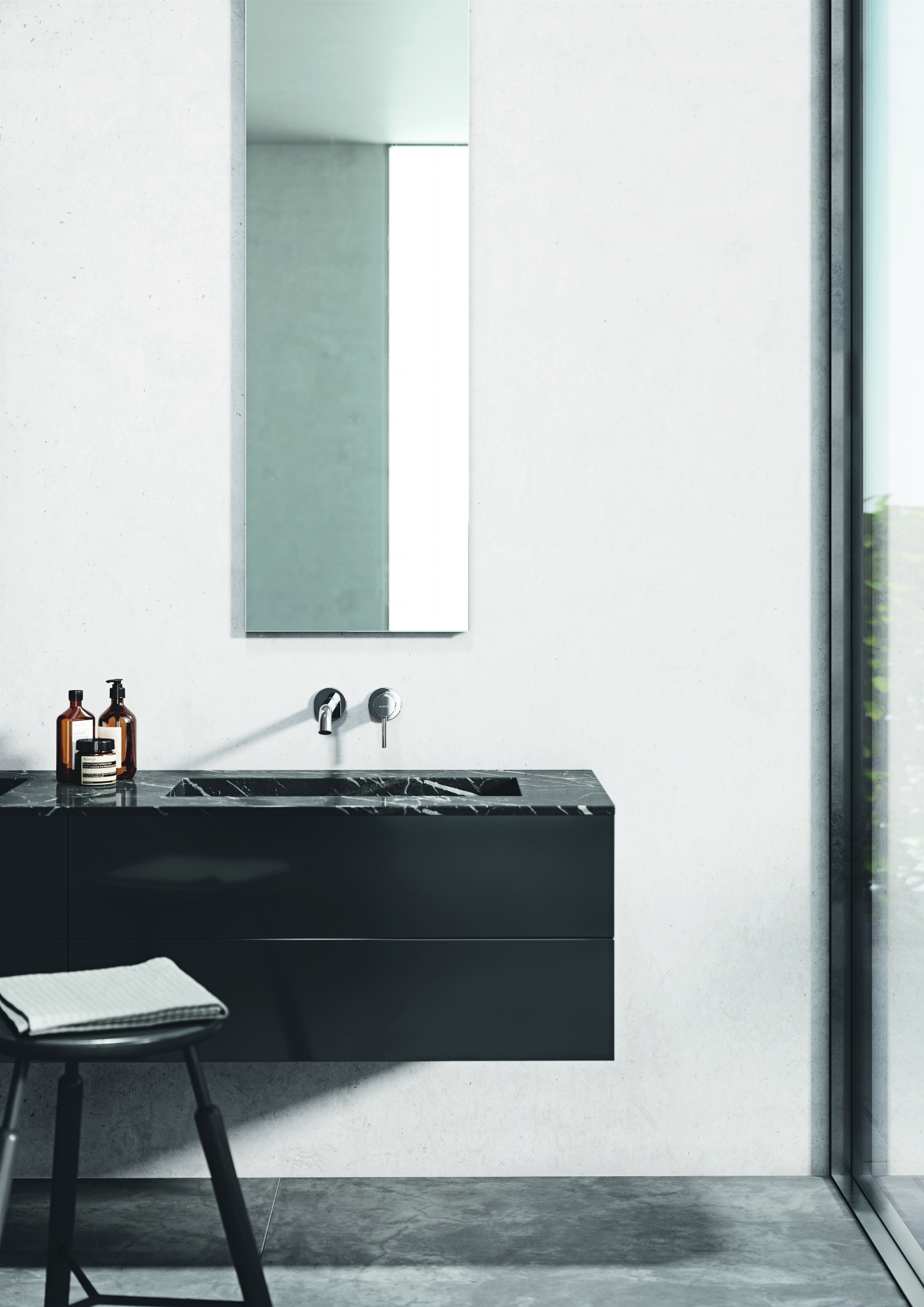 Смеситель для раковины Kludi Bozz 382440576 хром