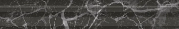 BLC039R Багет Коррер чёрный глянцевый обрезной 30x5x1,9 бордюр