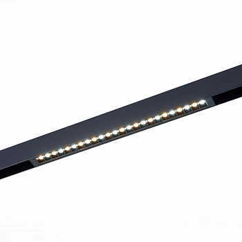 ST655.436.18H (аналог ST655.436.18) Св-к трек Черный LED 1*18W 3000K 1 400Lm Ra>90 24 IP20 L410xW25xH41 220V
