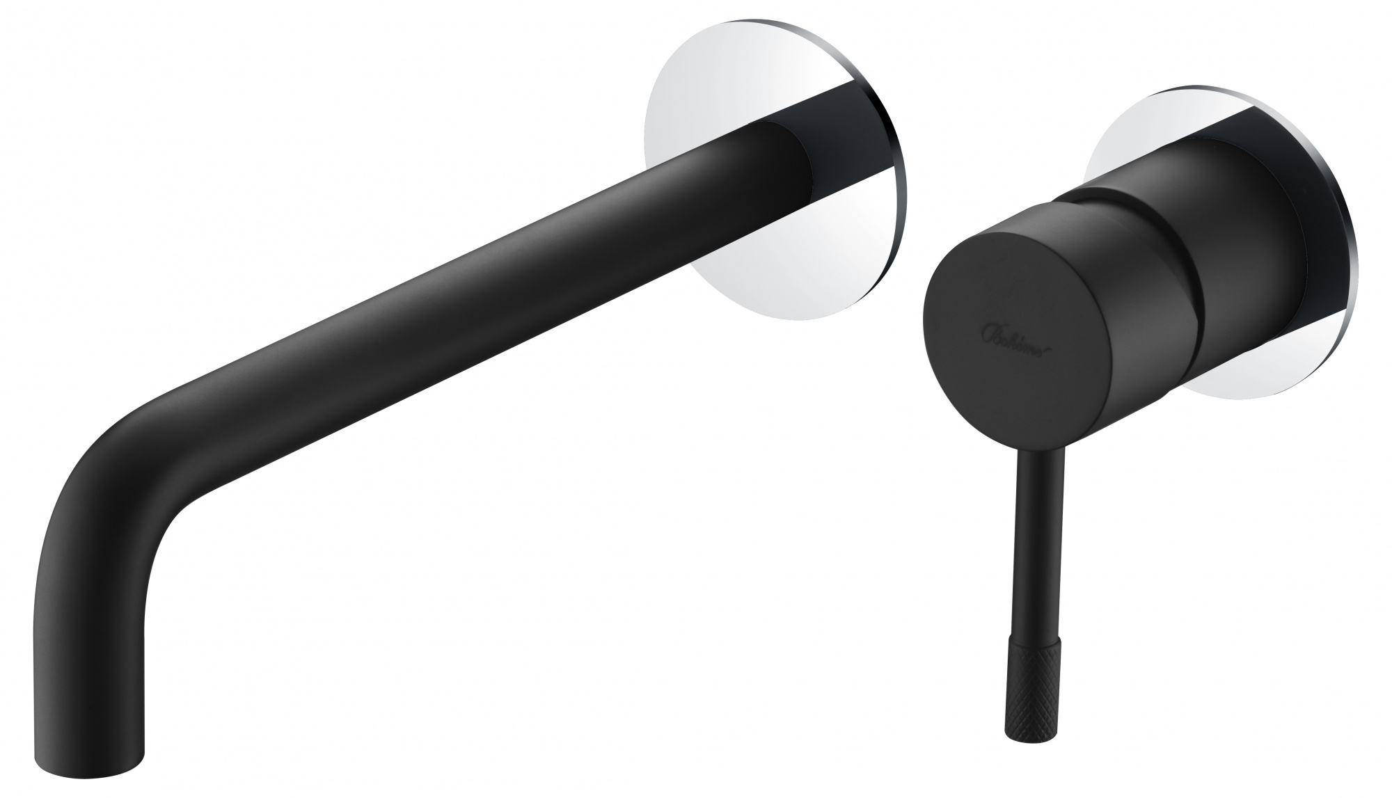 Смеситель Boheme Uno 465-BCR для раковины, black chrome