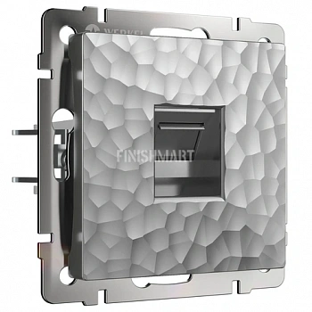 Розетка Ethernet RJ-45 Hammer (серебряный) W1281006
