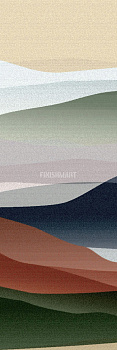 Hg41 020 (1п) Панно HYGGE Roll (Nature) (1*1) 1,00x3,00 флизелин