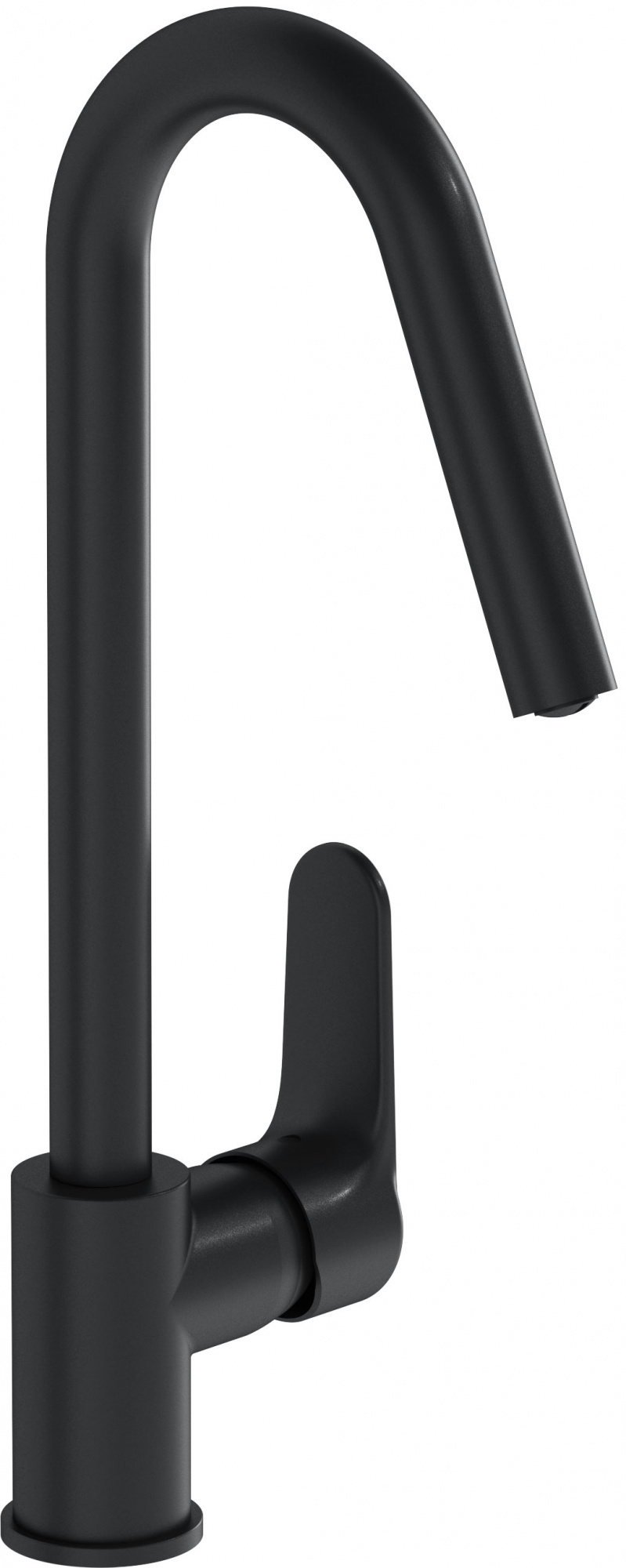 Смеситель Vitra Root Round для кухни, матовый черный