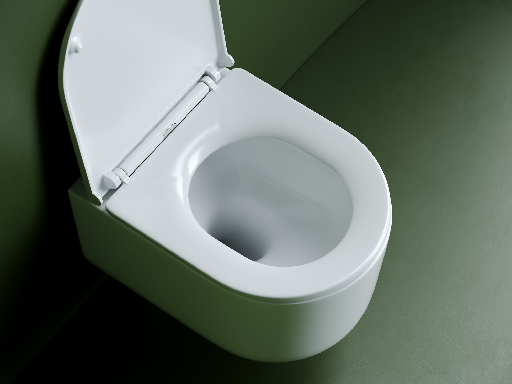 Унитаз подвесной безободковый Ceramica Nova Ulma CN4006T с крышкой-сиденьем микролифт, белый глянец