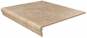 Керамогранит Kerama Marazzi Ступень фронтальная Фаральони песочный 42х34