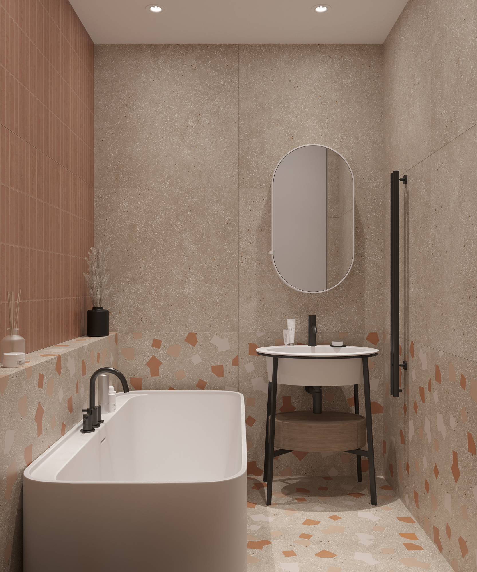 Керамогранит Ape Ceramica Ama Tortora Rect 90х90