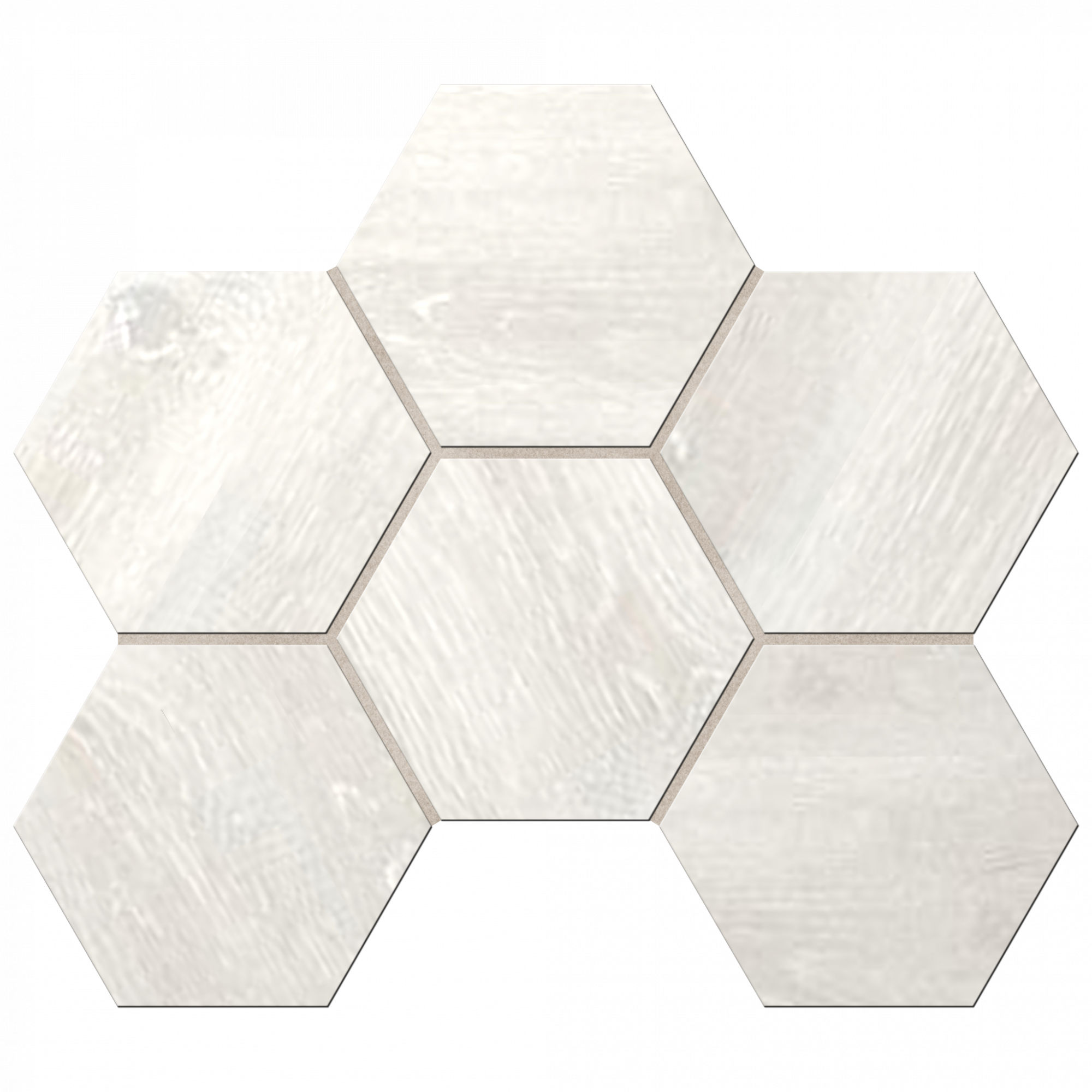Мозаика Ametis DA00 Hexagon 25x28,5 непол. 10 мм