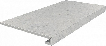 Керамогранит Kerama Marazzi Ступень клееная Терраццо серый светлый 33х60