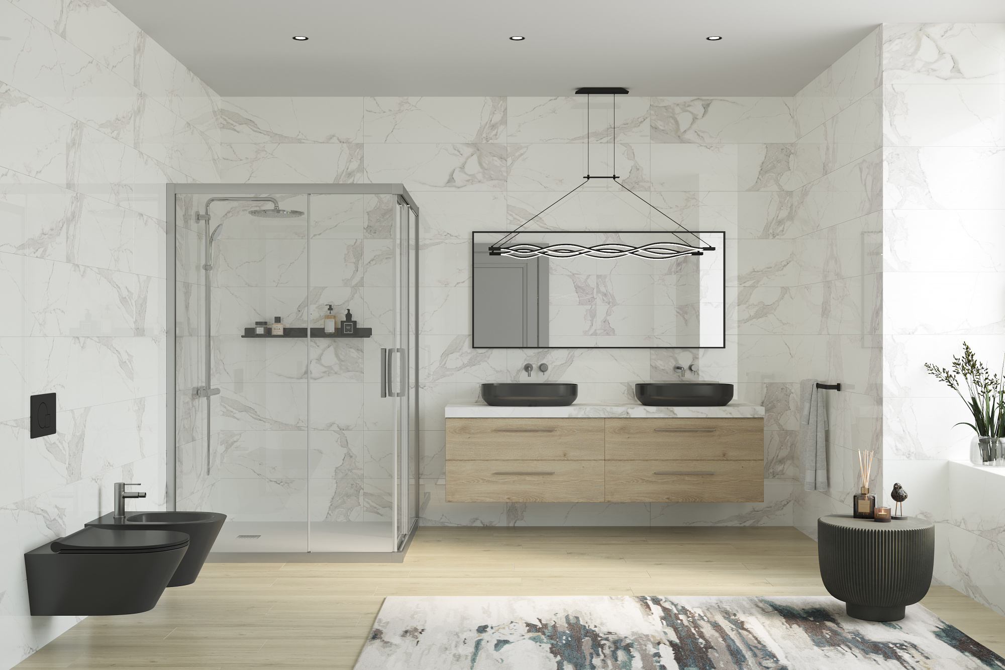Керамогранит Creto Avenzo Silver F P 59,5х59,5 R Full Lappato 1