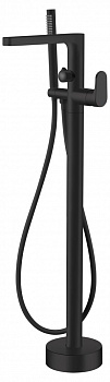 Смеситель Boheme Spectre 459-B для ванны с душем, матовый черный
