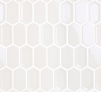 Мозаика LeeDo & Caramelle Crayon White glos (38x76x8) 27,8x30,4
