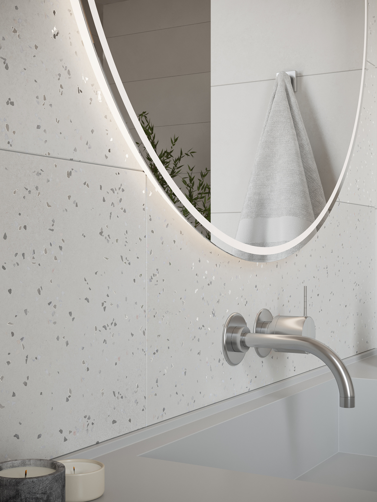 Керамическая плитка Creto Плитка Estetika line light 30х90