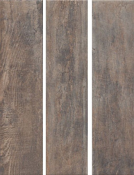 Керамогранит Kerama Marazzi Браш Вуд коричневый тёмный 9,9х40,2