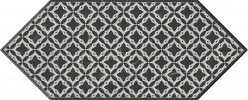 Керамическая плитка Kerama Marazzi Декор Келуш 1 черно-белый 14х34