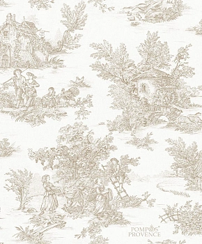 35625 Обои Marburg (Gloockler Pompoos Provence) (1*12) 10,05x0,53 винил на флизелине
