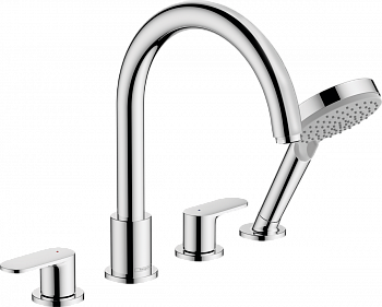 Смеситель Hansgrohe Vernis Blend для ванны с душем 71456000 хром