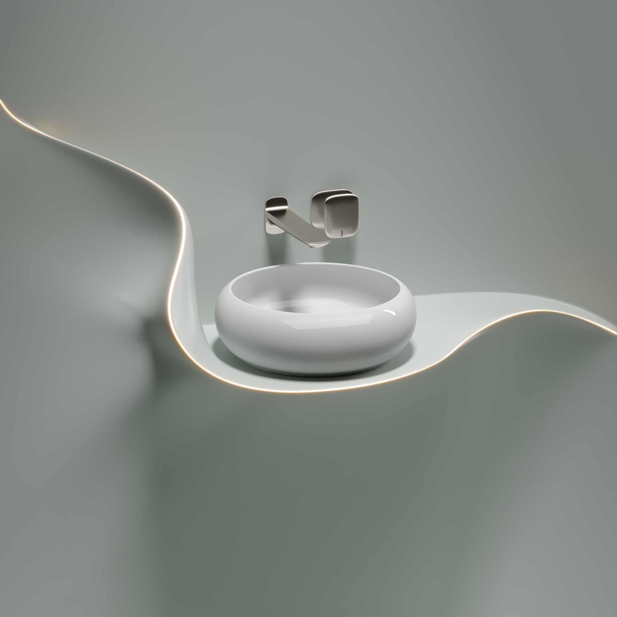 Рукомойник Ceramica Nova Element 36 см CN6050 белая
