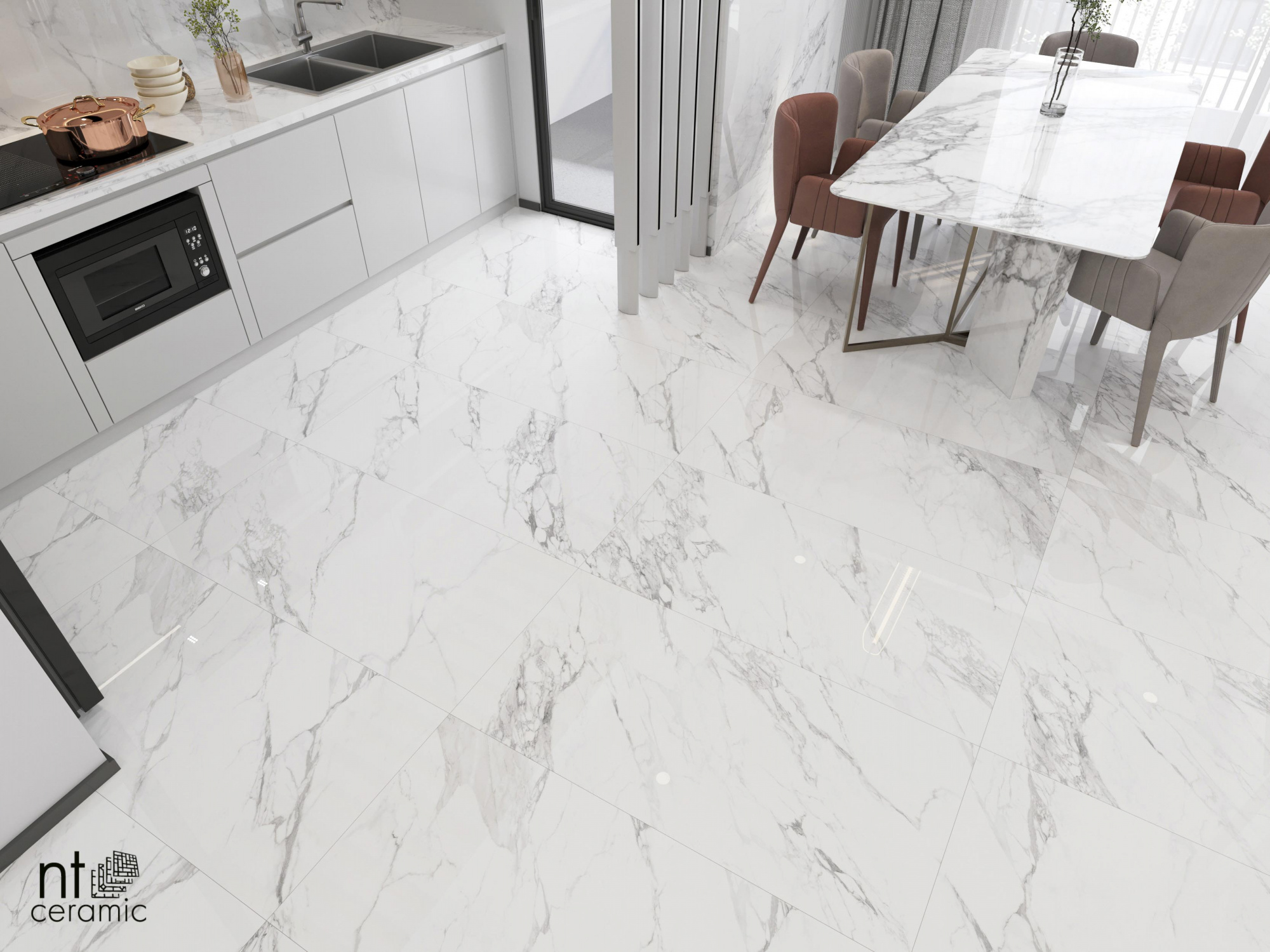 Керамогранит Artic statuario Glossy